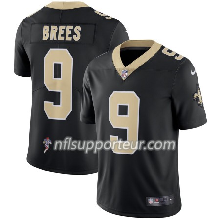 Maillot Homme New Orleans Saints Drew Brees 9 Nike Noir